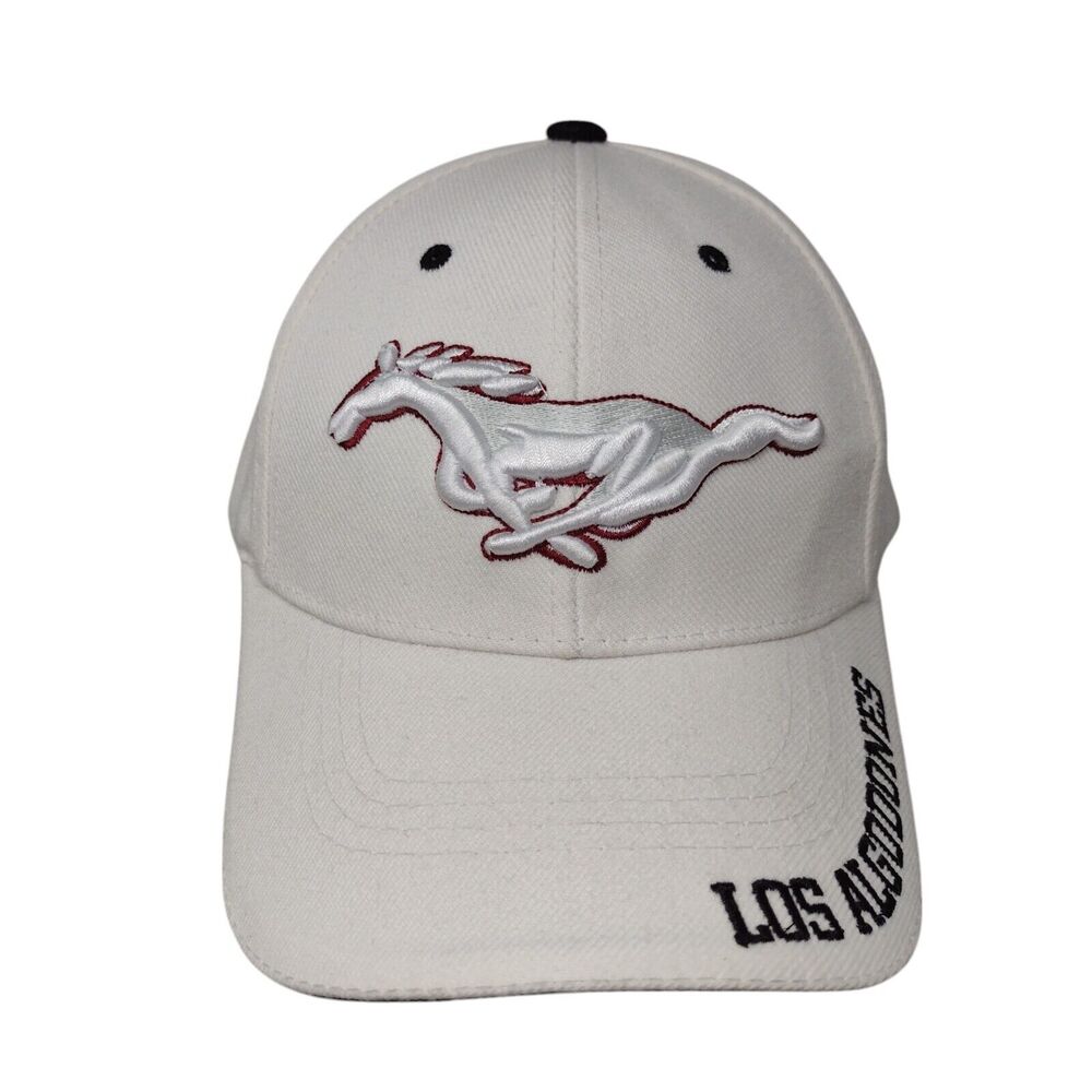 Los Algodones Baja Mexico Strapback Hat White OSFA Adjustable Embroidered Sam's